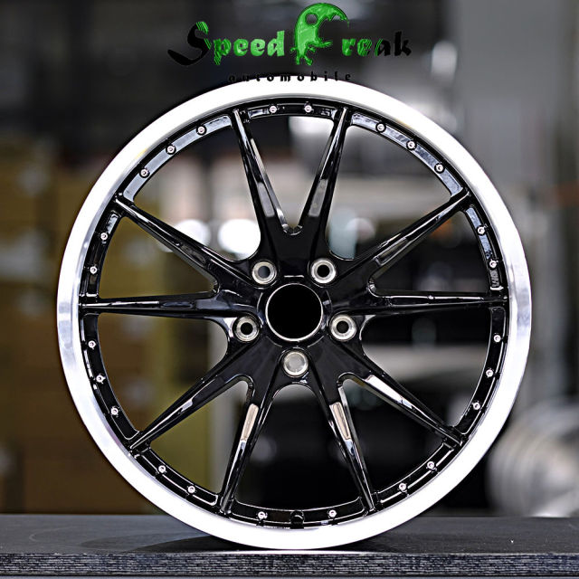 HRE Style Forged Wheel 2 Pieces Design Customization By T6061-T6 Aluminum Alloy