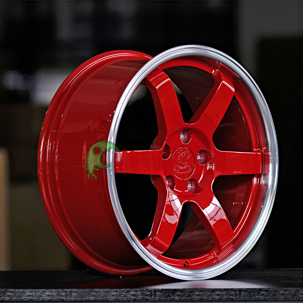 JDM Style Forged Wheel 1 Piece Design Customization By T6061-T6 Aluminum Alloy