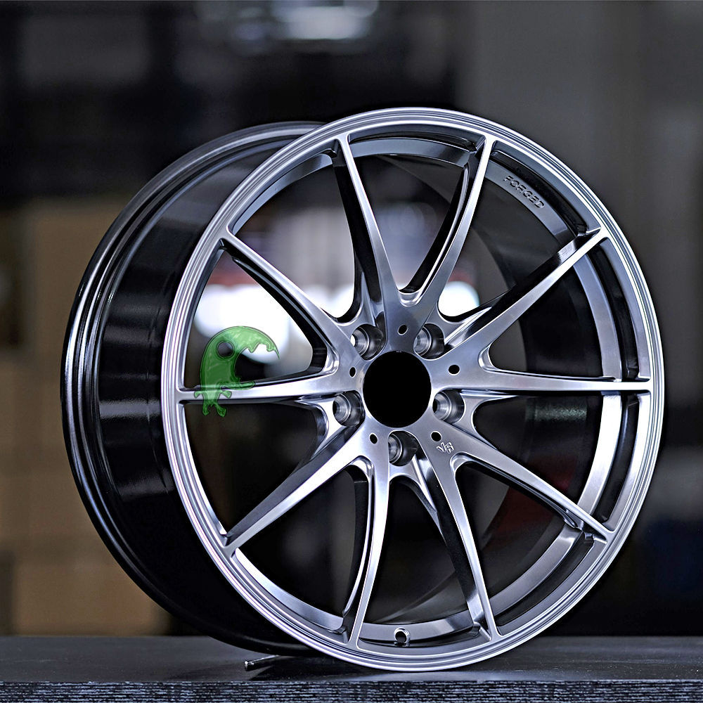 JDM Style Forged Wheel 1 Piece Design Customization By T6061-T6 Aluminum Alloy