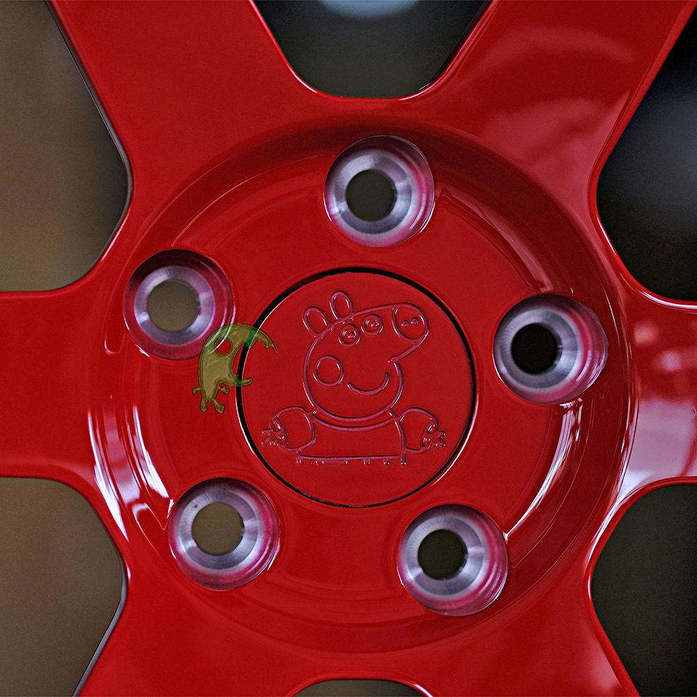 JDM Style Forged Wheel 1 Piece Design Customization By T6061-T6 Aluminum Alloy