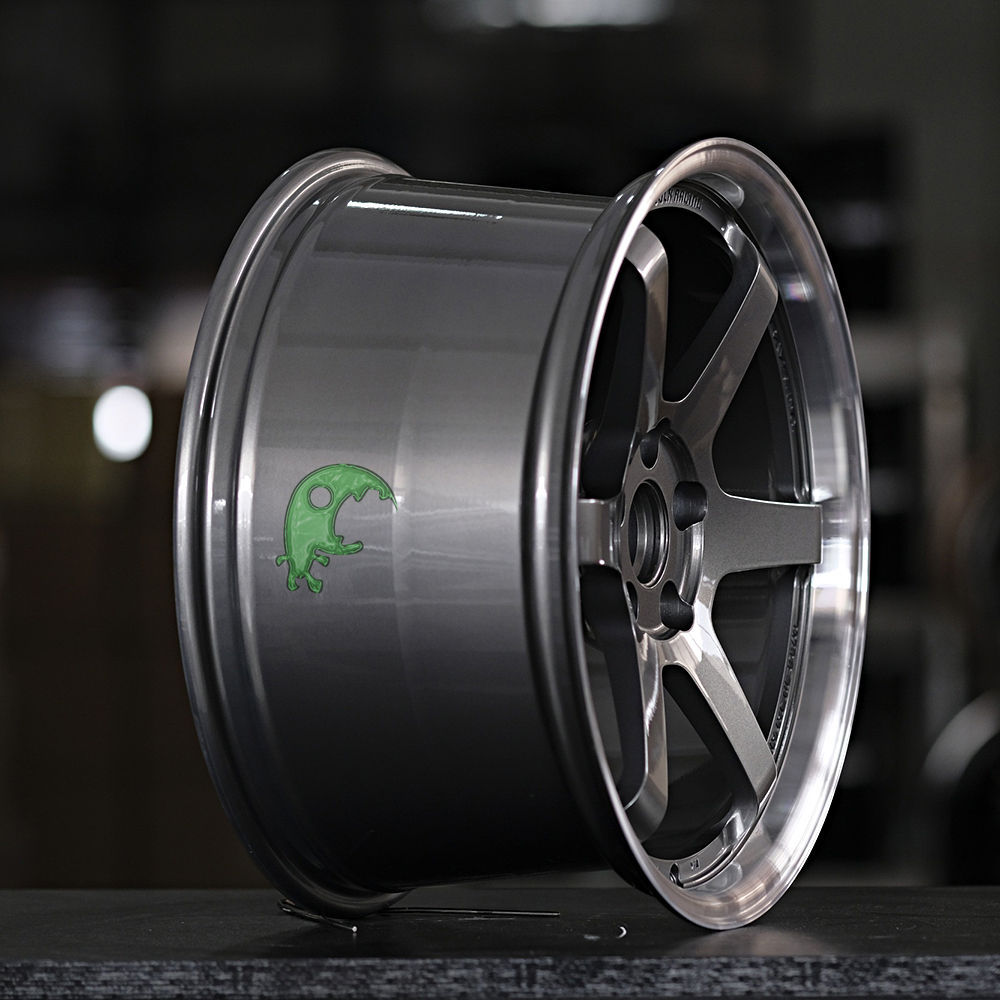 JDM Style Forged Wheel 1 Piece Design Customization By T6061-T6 Aluminum Alloy