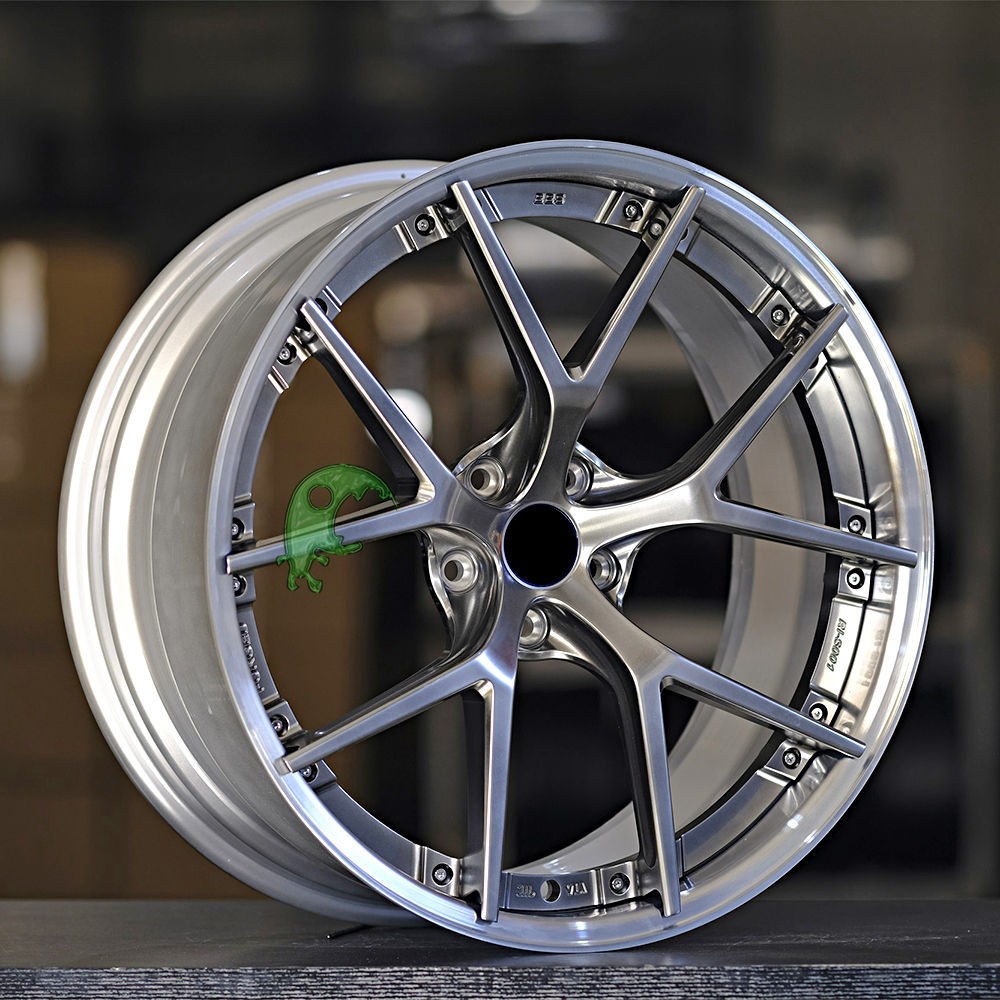 BBS Style Forged Wheel 2 Pieces Design Customization By T6061-T6 Aluminum Alloy