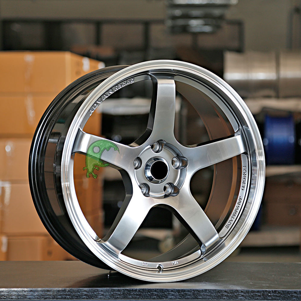 JDM Style Forged Wheel 1 Piece Design Customization By T6061-T6 Aluminum Alloy