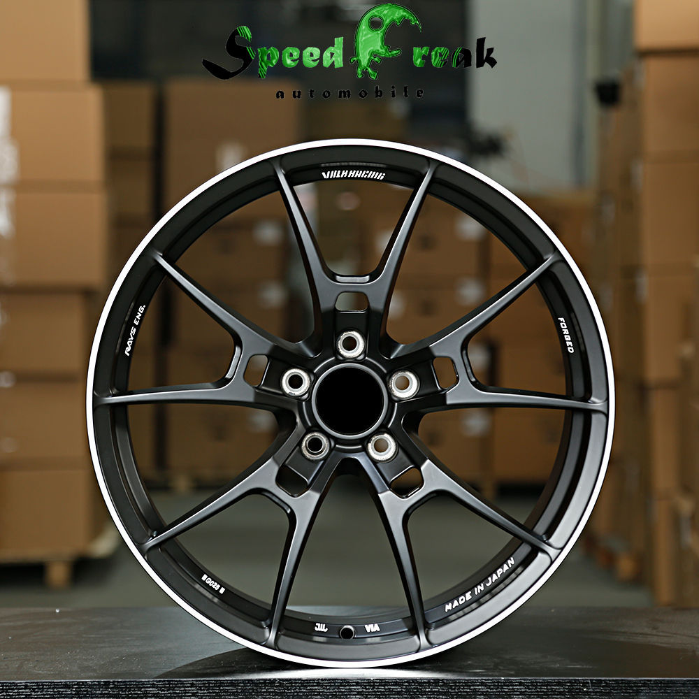JDM Style Forged Wheel 1 Piece Design Customization By T6061-T6 Aluminum Alloy