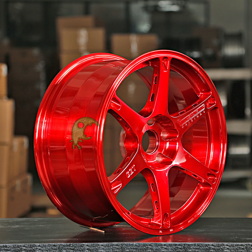 JDM Style Forged Wheel 1 Piece Design Customization By T6061-T6 Aluminum Alloy