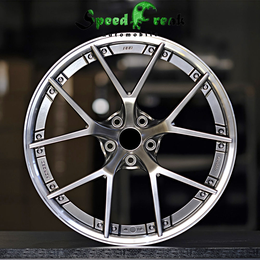 BBS Style Forged Wheel 2 Pieces Design Customization By T6061-T6 Aluminum Alloy