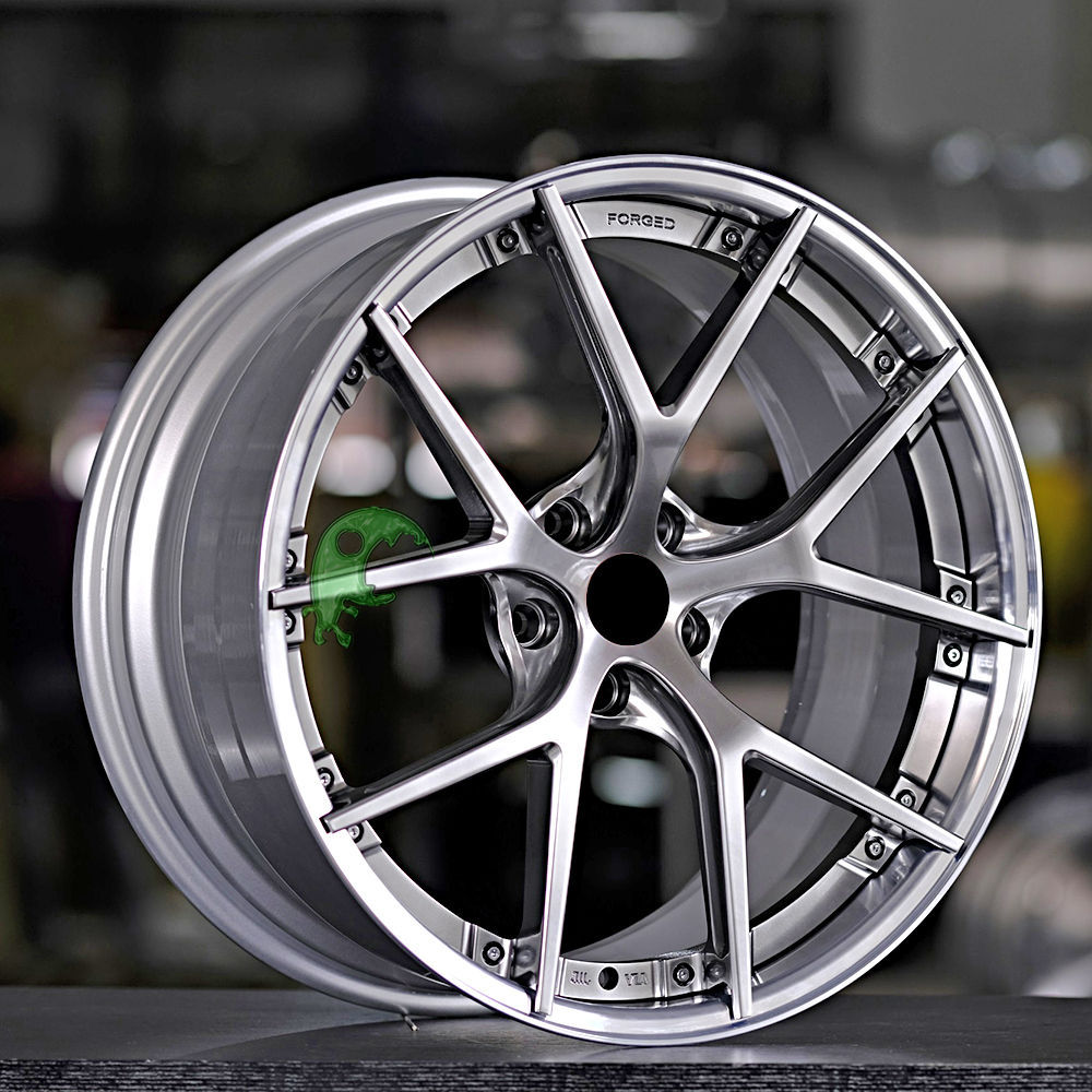 BBS Style Forged Wheel 2 Pieces Design Customization By T6061-T6 Aluminum Alloy