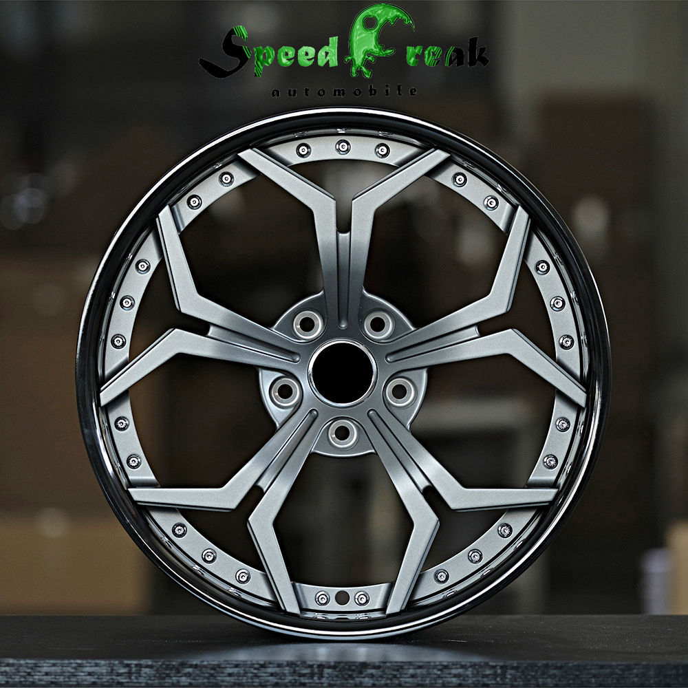 AUDI Customized Style Forged Wheel 2 Pieces Design Customization By T6061-T6 Aluminum Alloy