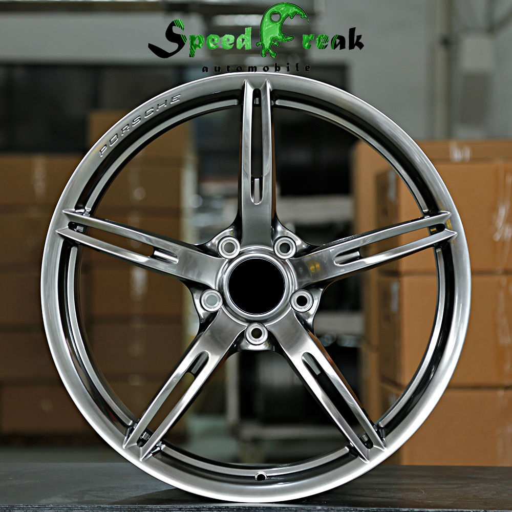 Porsche Customized Style Forged Wheel 1 Piece Design Customization By T6061-T6 Aluminum Alloy