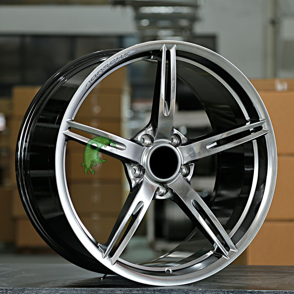 Porsche Customized Style Forged Wheel 1 Piece Design Customization By T6061-T6 Aluminum Alloy