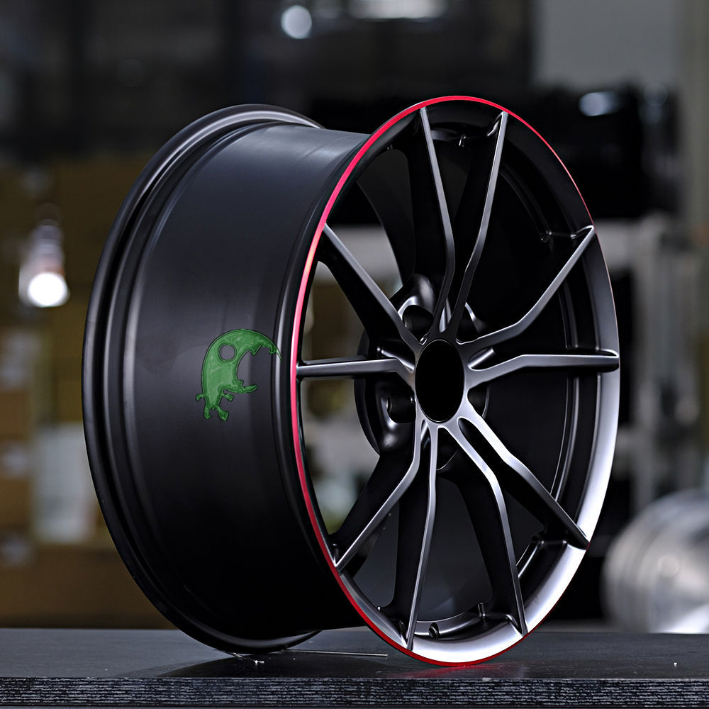 Porsche Customized Style Forged Wheel 1 Piece Design Customization By T6061-T6 Aluminum Alloy