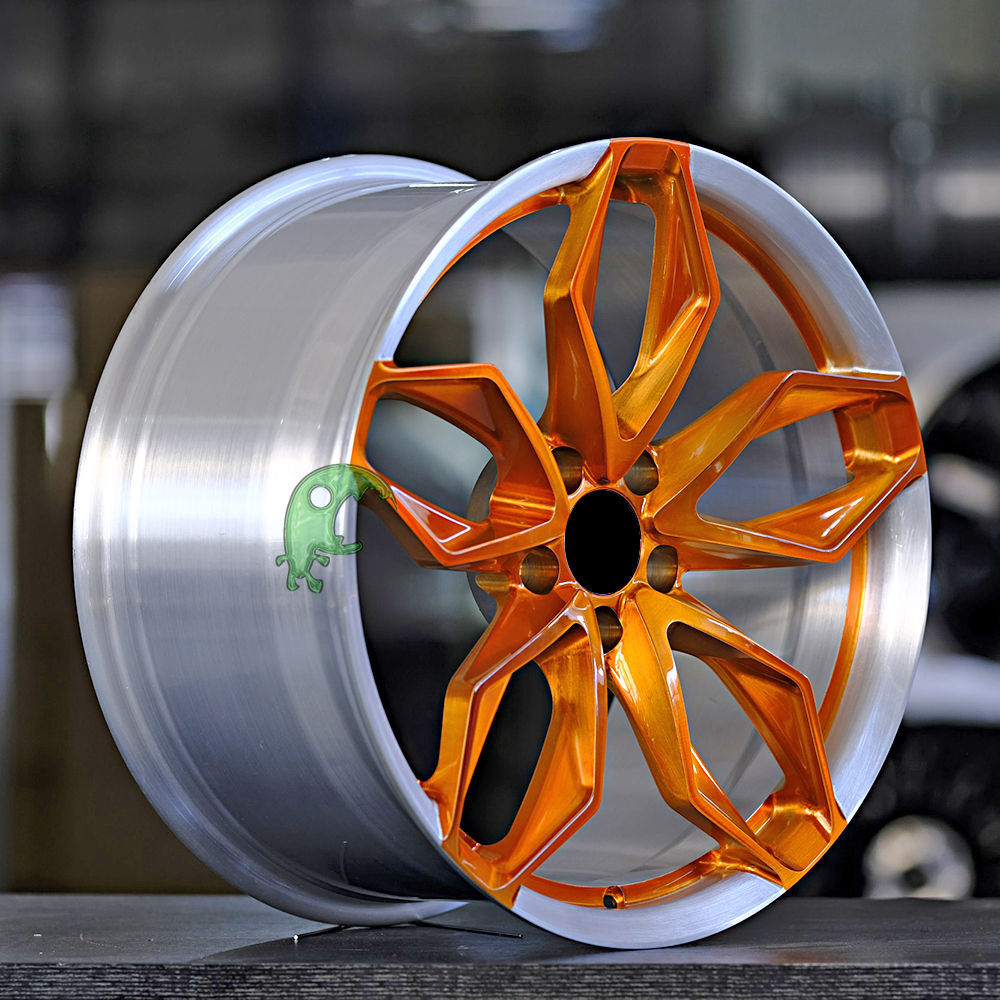 HRE Style Forged Wheel 1 Piece Design Customization By T6061-T6 Aluminum Alloy