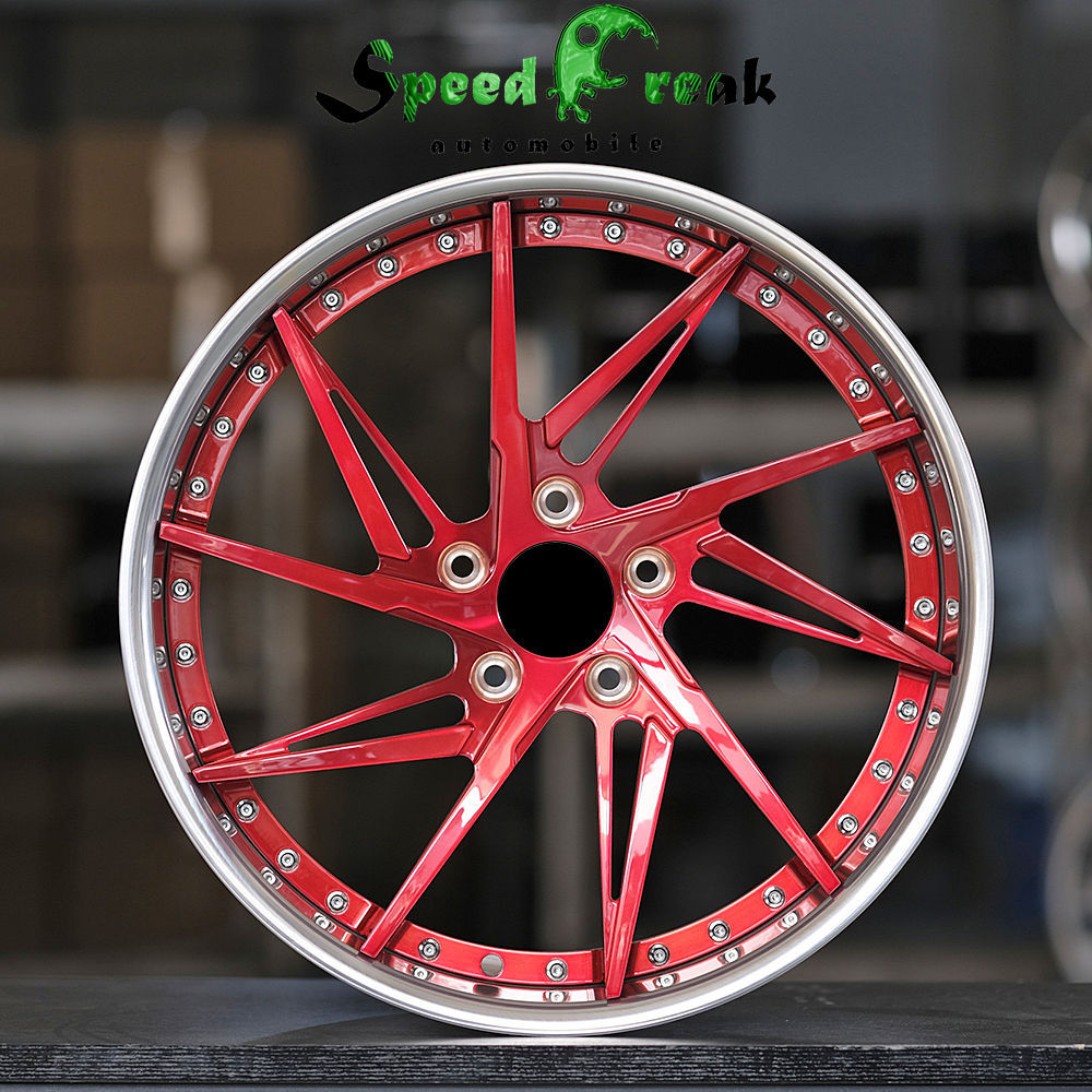 Speed Freak Customized Style Forged Wheel 2 Pieces Design Customization By T6061-T6 Aluminum Alloy