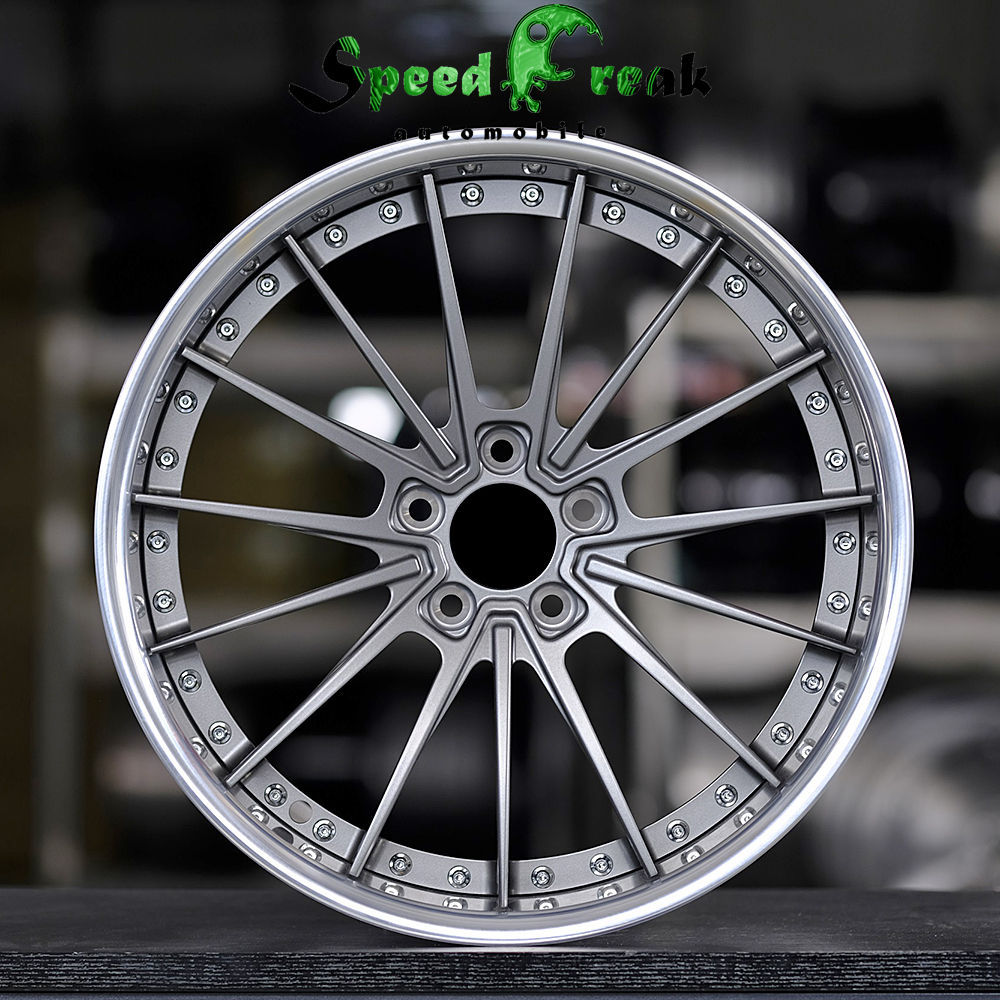 Speed Freak Customized Style Forged Wheel 2 Pieces Design Customization By T6061-T6 Aluminum Alloy
