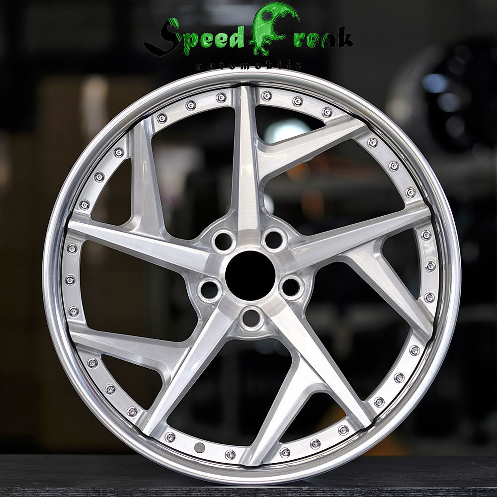 Speed Freak Customized Style Forged Wheel 2 Pieces Design Customization By T6061-T6 Aluminum Alloy
