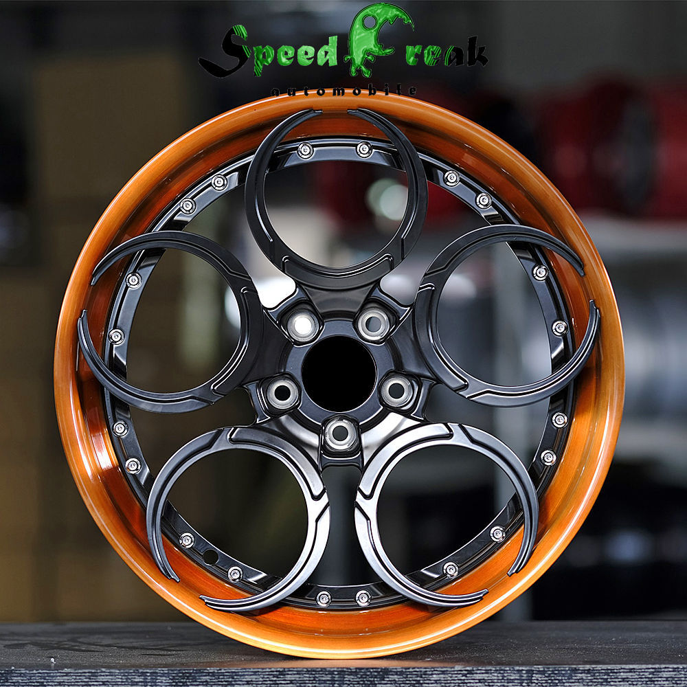 Speed Freak Customized Style Forged Wheel 2 Pieces Design Customization By T6061-T6 Aluminum Alloy