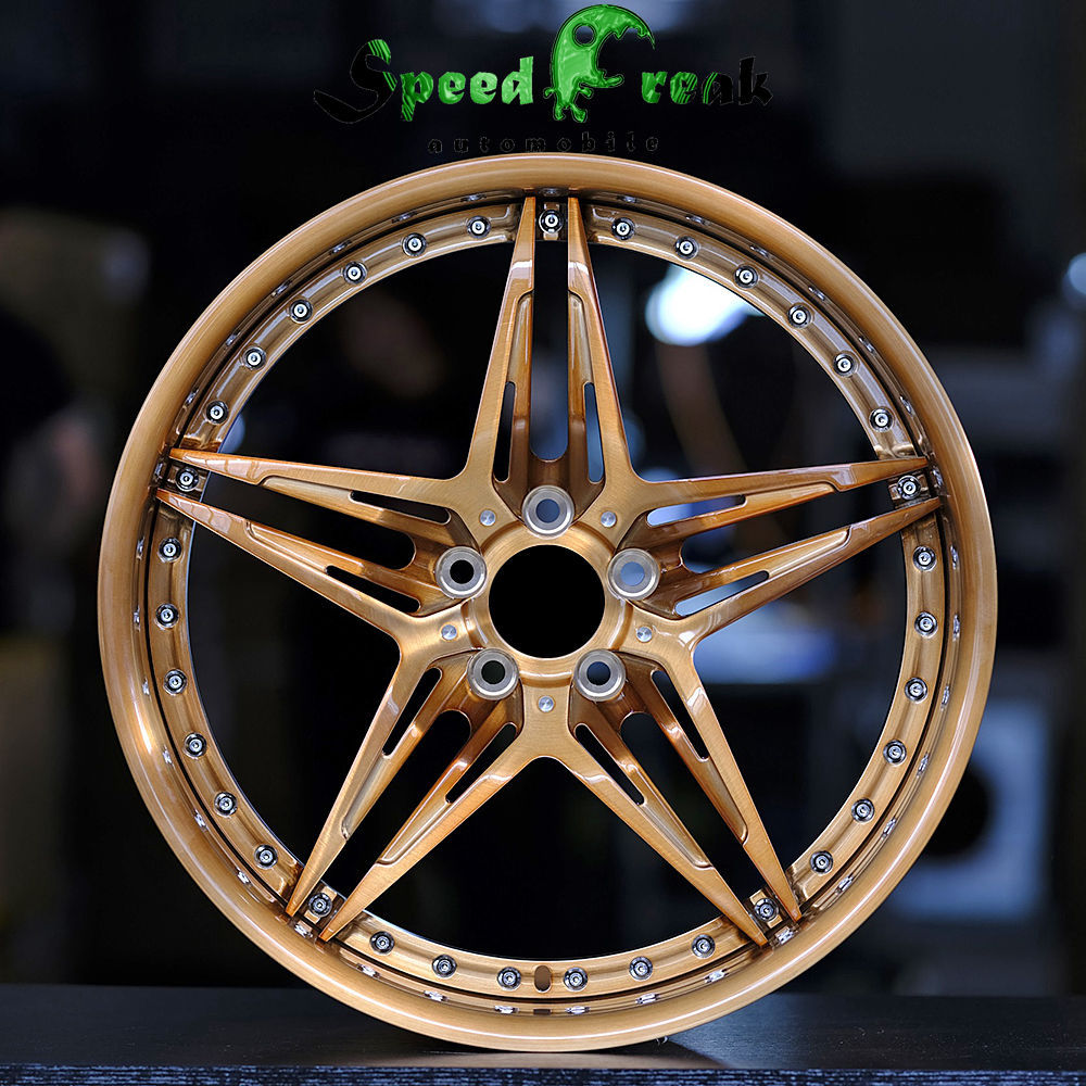 Speed Freak Customized Style Forged Wheel 2 Pieces Design Customization By T6061-T6 Aluminum Alloy