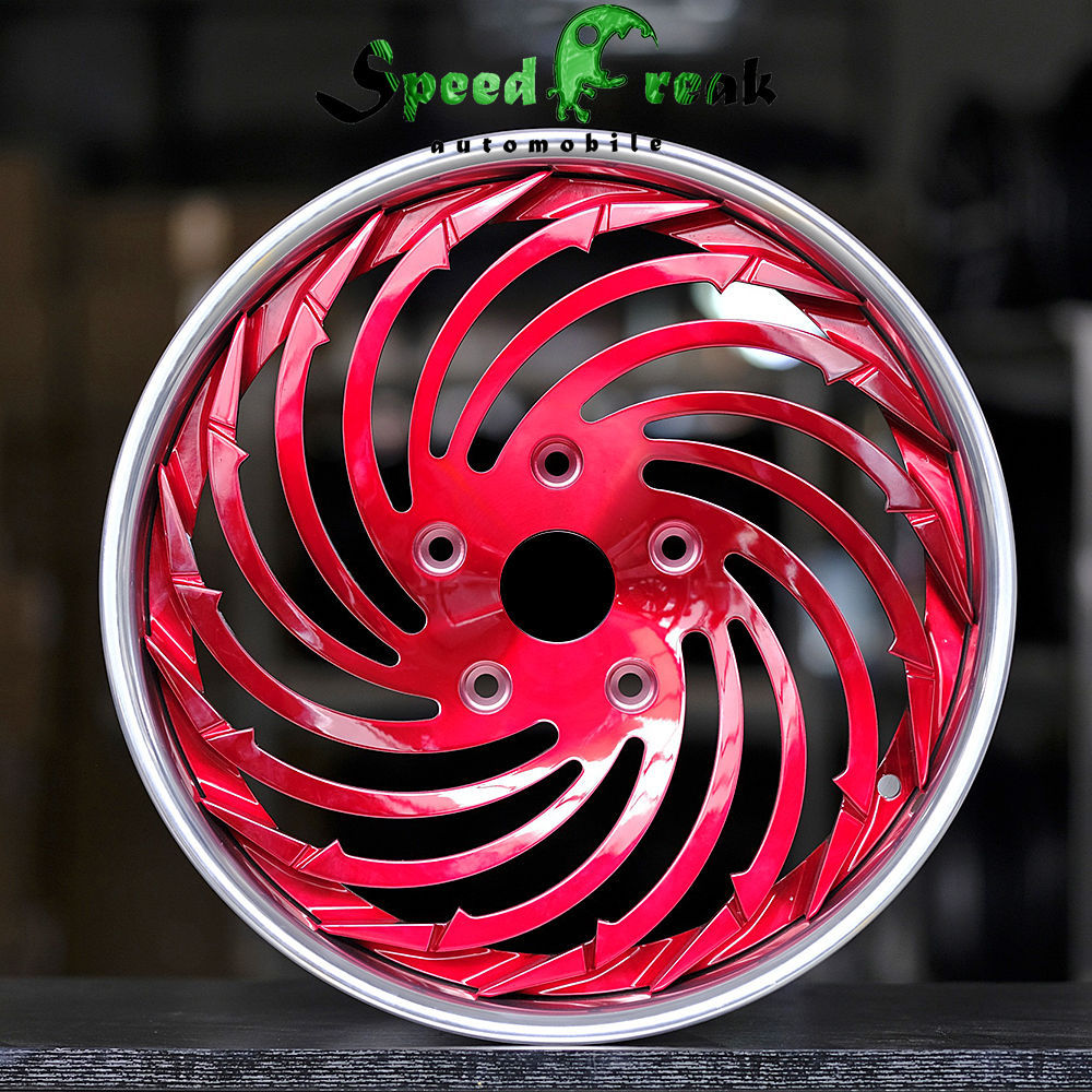 Speed Freak Customized Style Forged Wheel 2 Pieces Design Customization By T6061-T6 Aluminum Alloy
