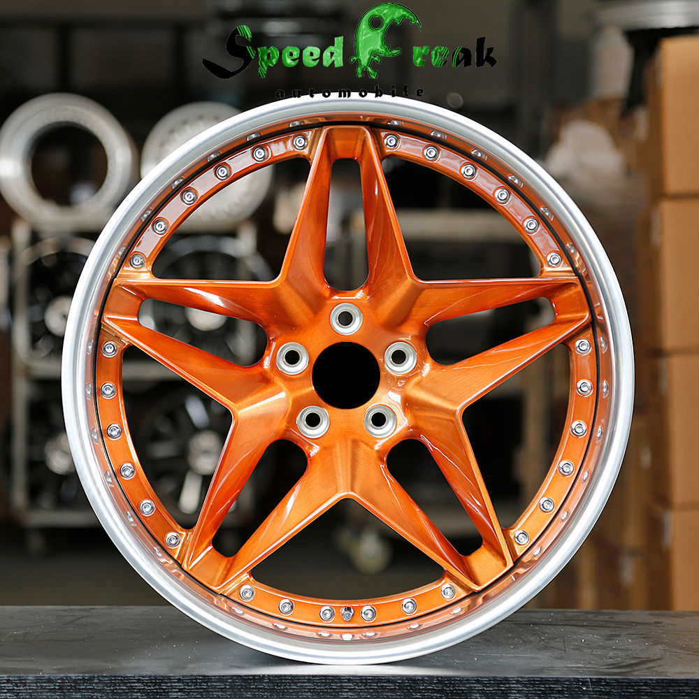 Speed Freak Customized Style Forged Wheel 2 Pieces Design Customization By T6061-T6 Aluminum Alloy
