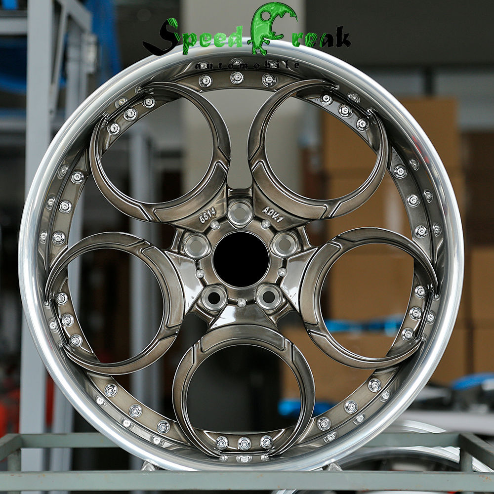 Speed Freak Customized Style Forged Wheel 2 Pieces Design Customization By T6061-T6 Aluminum Alloy