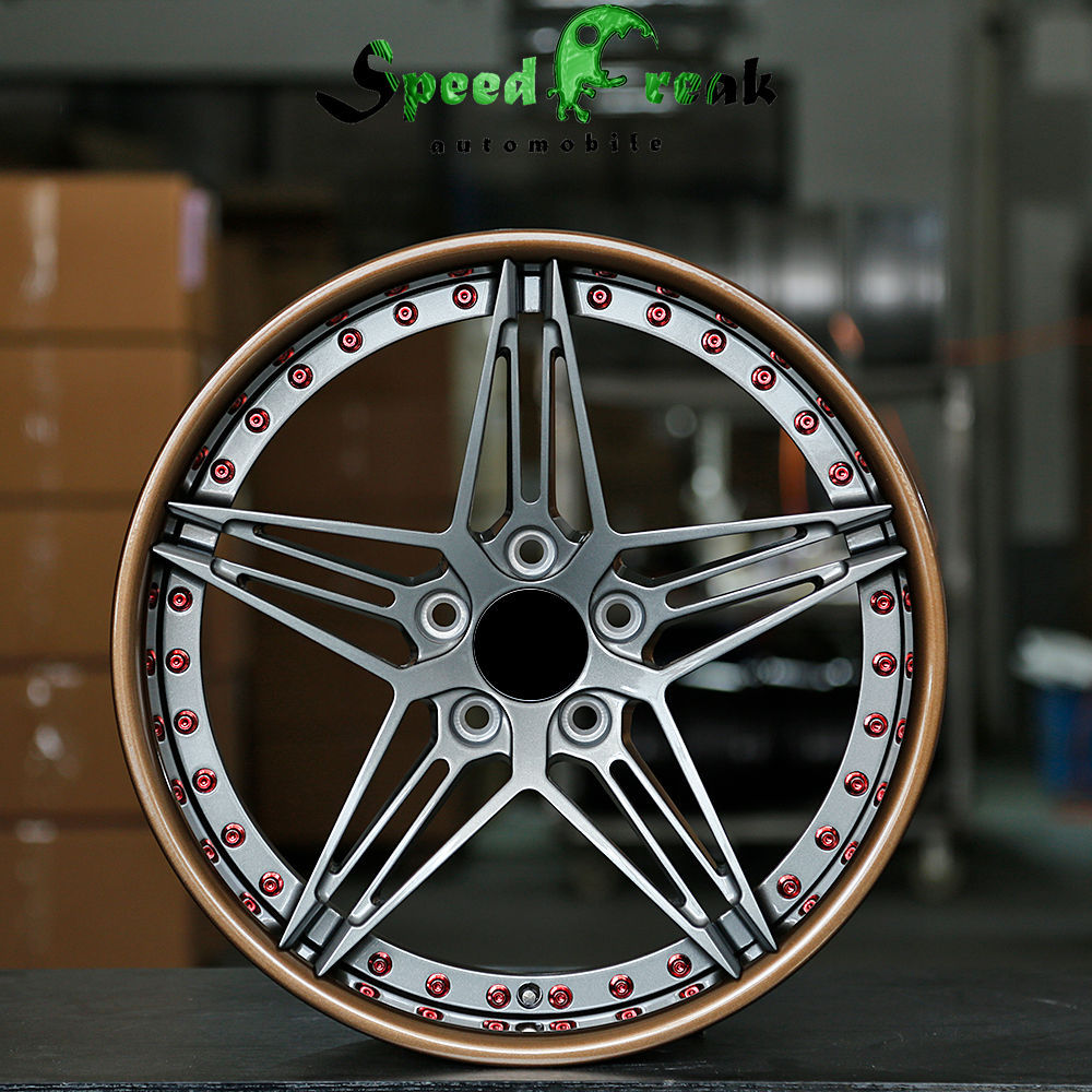 Speed Freak Customized Style Forged Wheel 2 Pieces Design Customization By T6061-T6 Aluminum Alloy