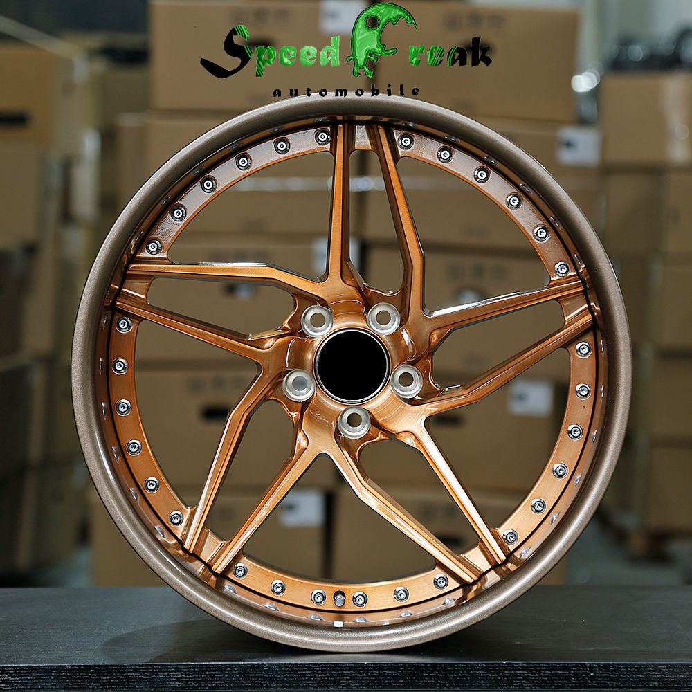 Speed Freak Customized Style Forged Wheel 2 Pieces Design Customization By T6061-T6 Aluminum Alloy