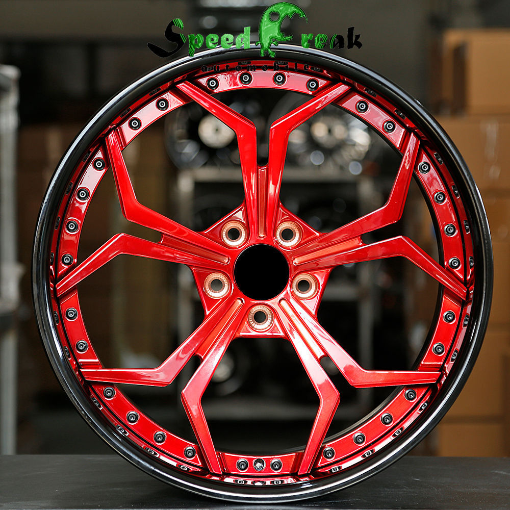 Speed Freak Customized Style Forged Wheel 2 Pieces Design Customization By T6061-T6 Aluminum Alloy