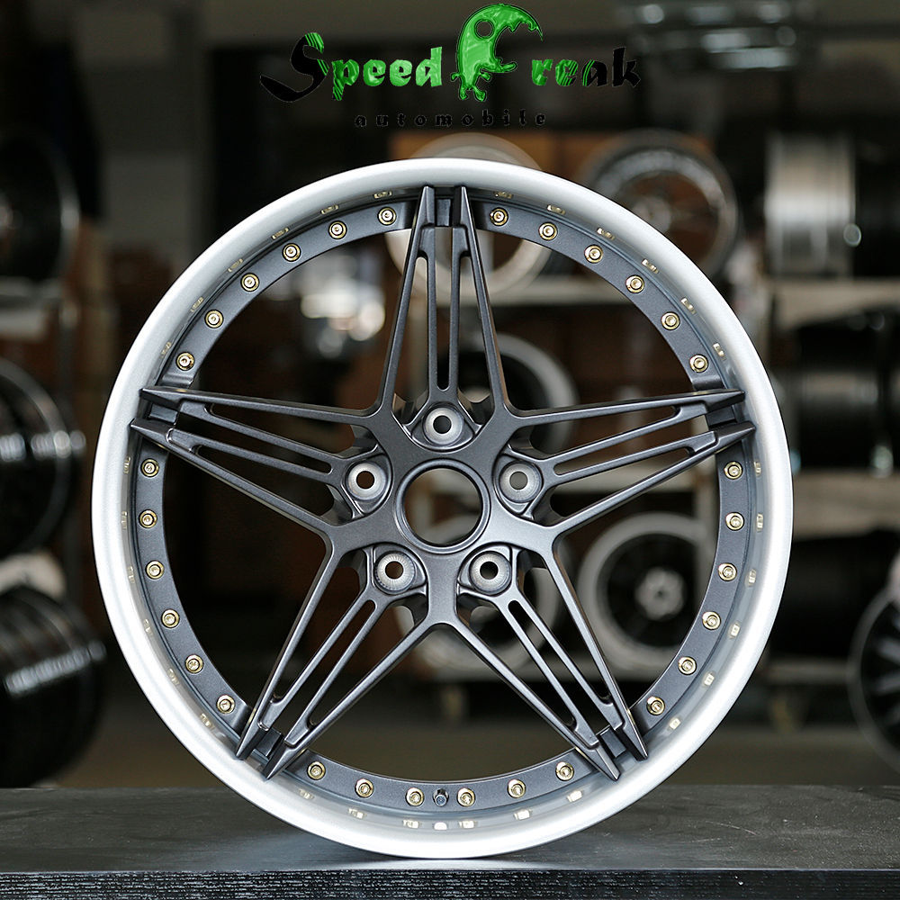 Speed Freak Customized Style Forged Wheel 2 Pieces Design Customization By T6061-T6 Aluminum Alloy