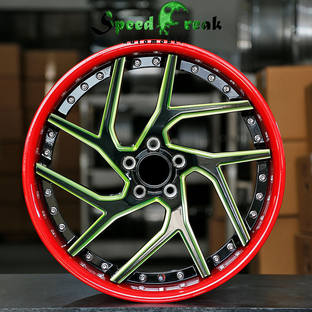 Speed Freak Customized Style Forged Wheel 2 Pieces Design Customization By T6061-T6 Aluminum Alloy