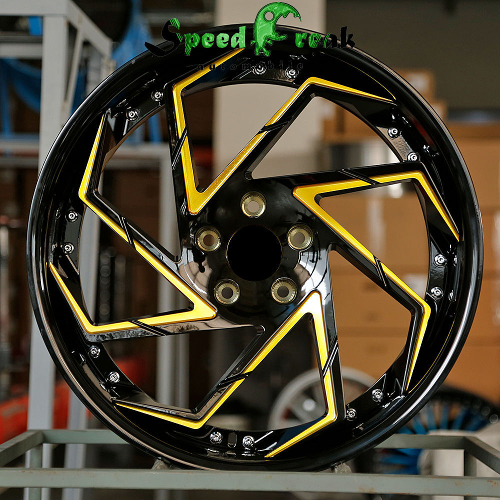 Speed Freak Customized Style Forged Wheel 2 Pieces Design Customization By T6061-T6 Aluminum Alloy