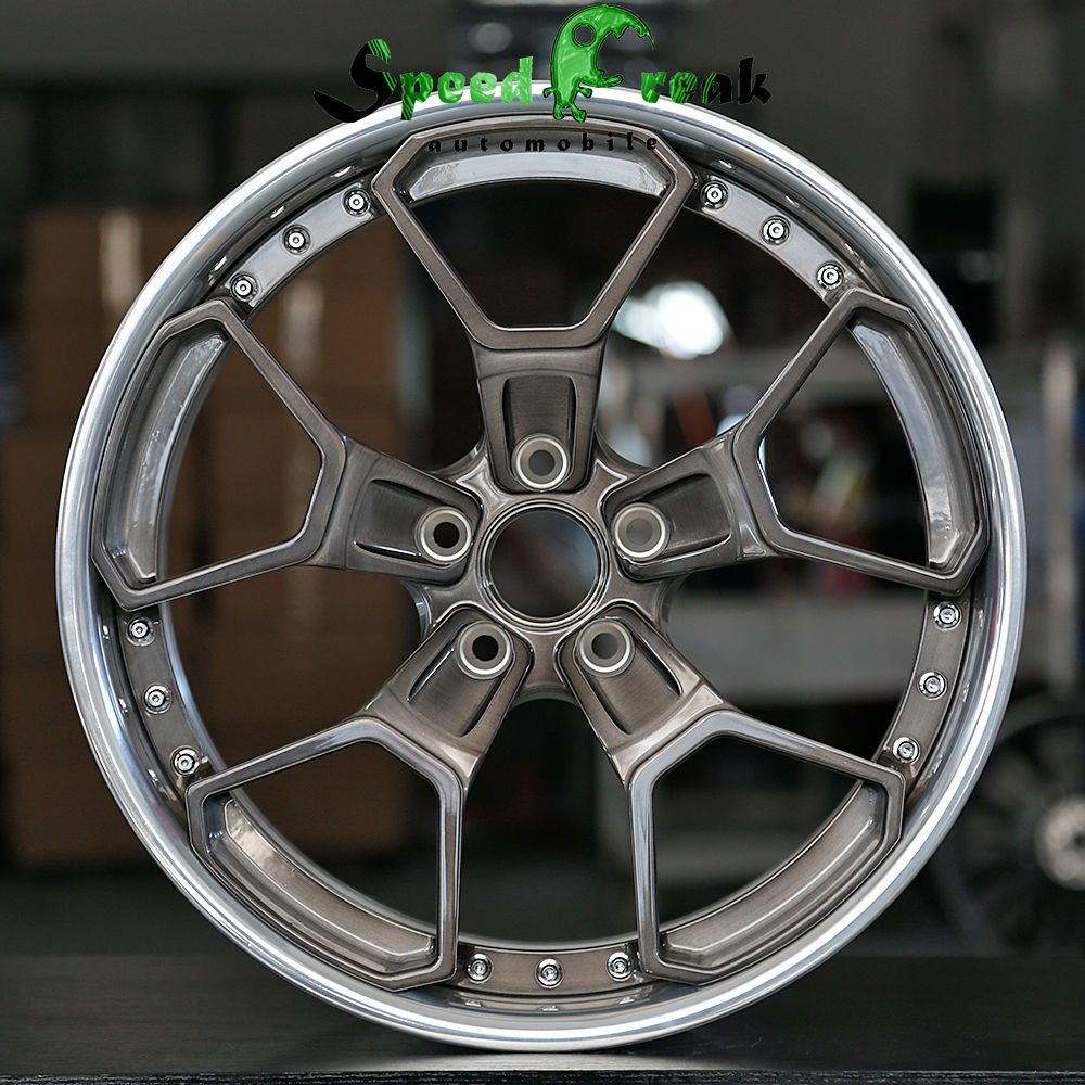 Speed Freak Customized Style Forged Wheel 2 Pieces Design Customization By T6061-T6 Aluminum Alloy