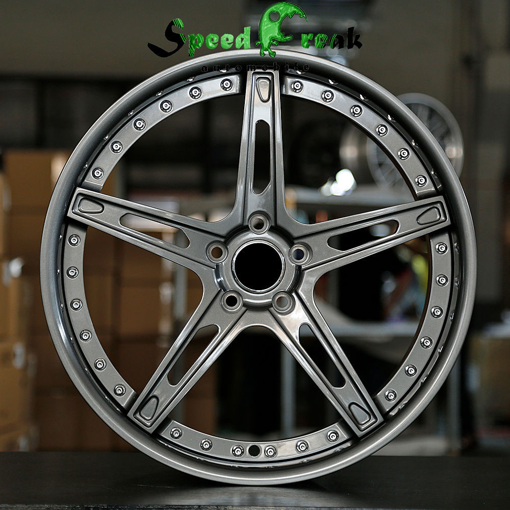 Speed Freak Customized Style Forged Wheel 2 Pieces Design Customization By T6061-T6 Aluminum Alloy