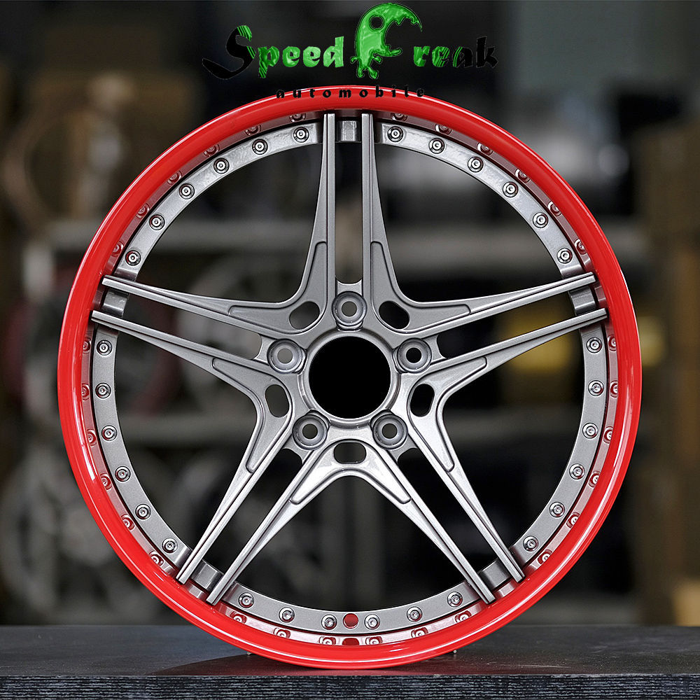Speed Freak Customized Style Forged Wheel 2 Pieces Design Customization By T6061-T6 Aluminum Alloy