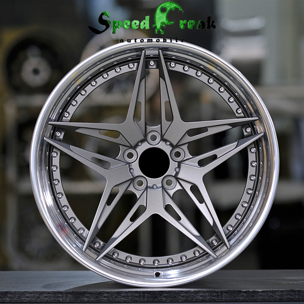 Speed Freak Customized Style Forged Wheel 2 Pieces Design Customization By T6061-T6 Aluminum Alloy