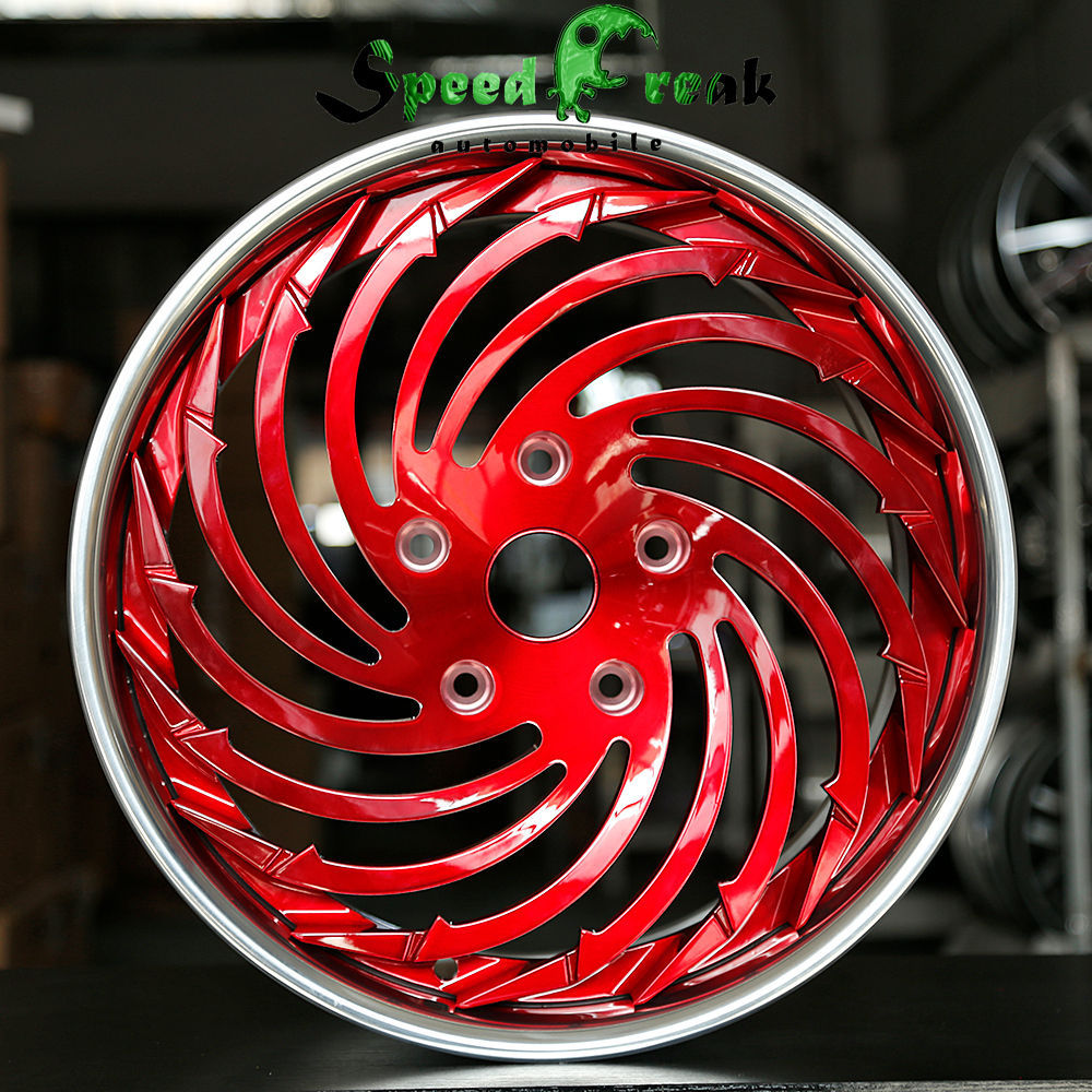 Speed Freak Customized Style Forged Wheel 2 Pieces Design Customization By T6061-T6 Aluminum Alloy