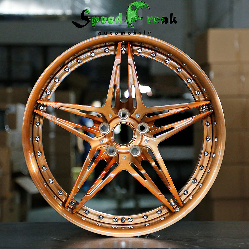 Speed Freak Customized Style Forged Wheel 2 Pieces Design Customization By T6061-T6 Aluminum Alloy
