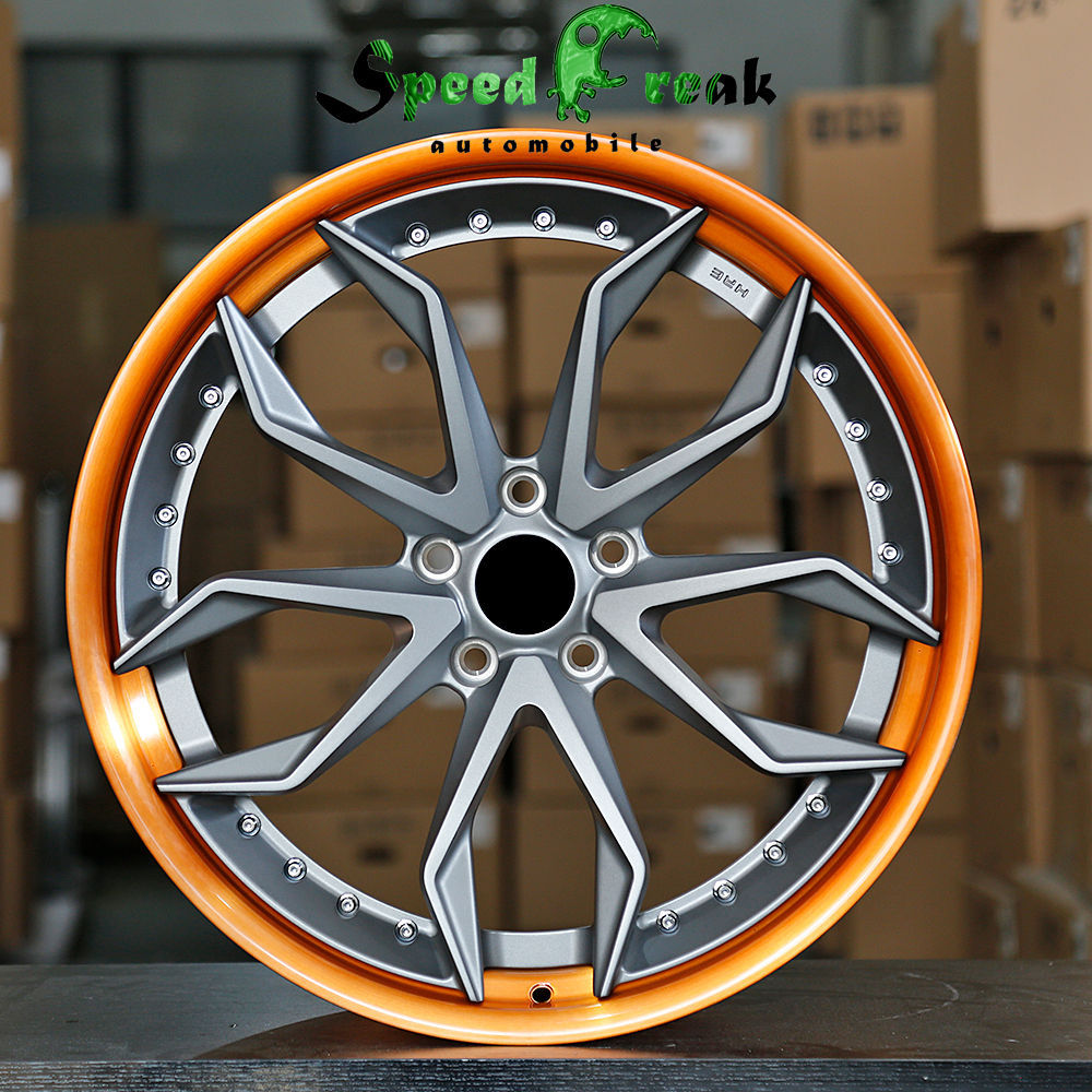 Speed Freak Customized Style Forged Wheel 2 Pieces Design Customization By T6061-T6 Aluminum Alloy
