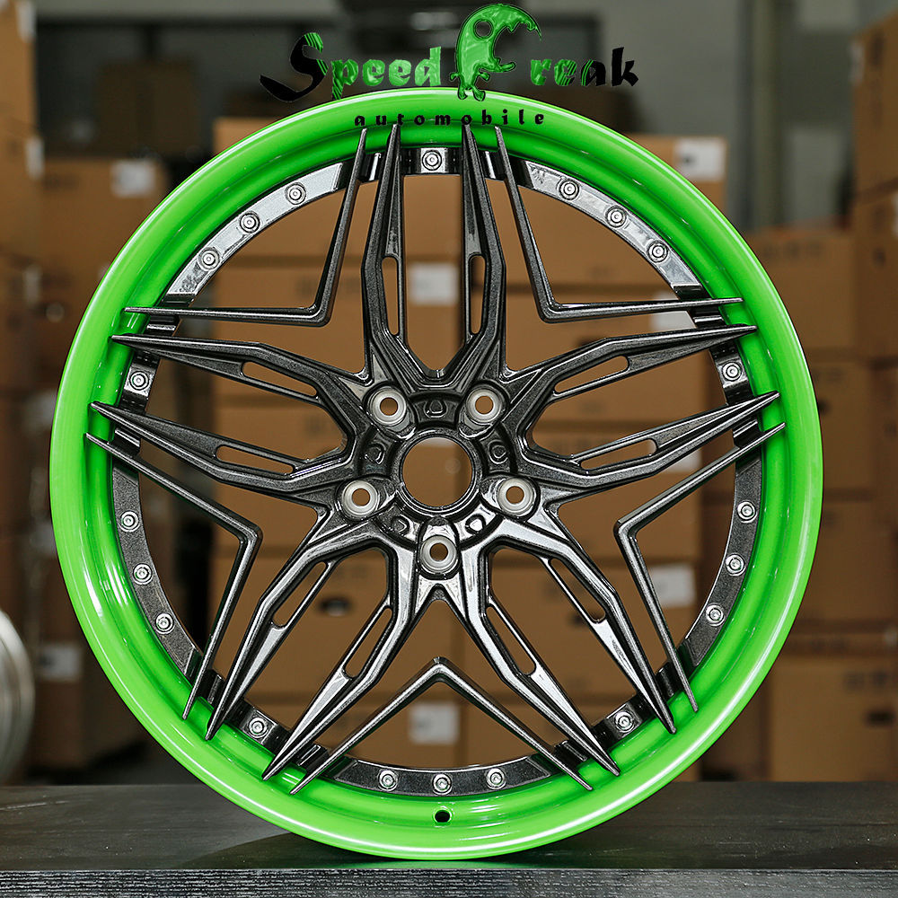 Speed Freak Customized Style Forged Wheel 2 Pieces Design Customization By T6061-T6 Aluminum Alloy