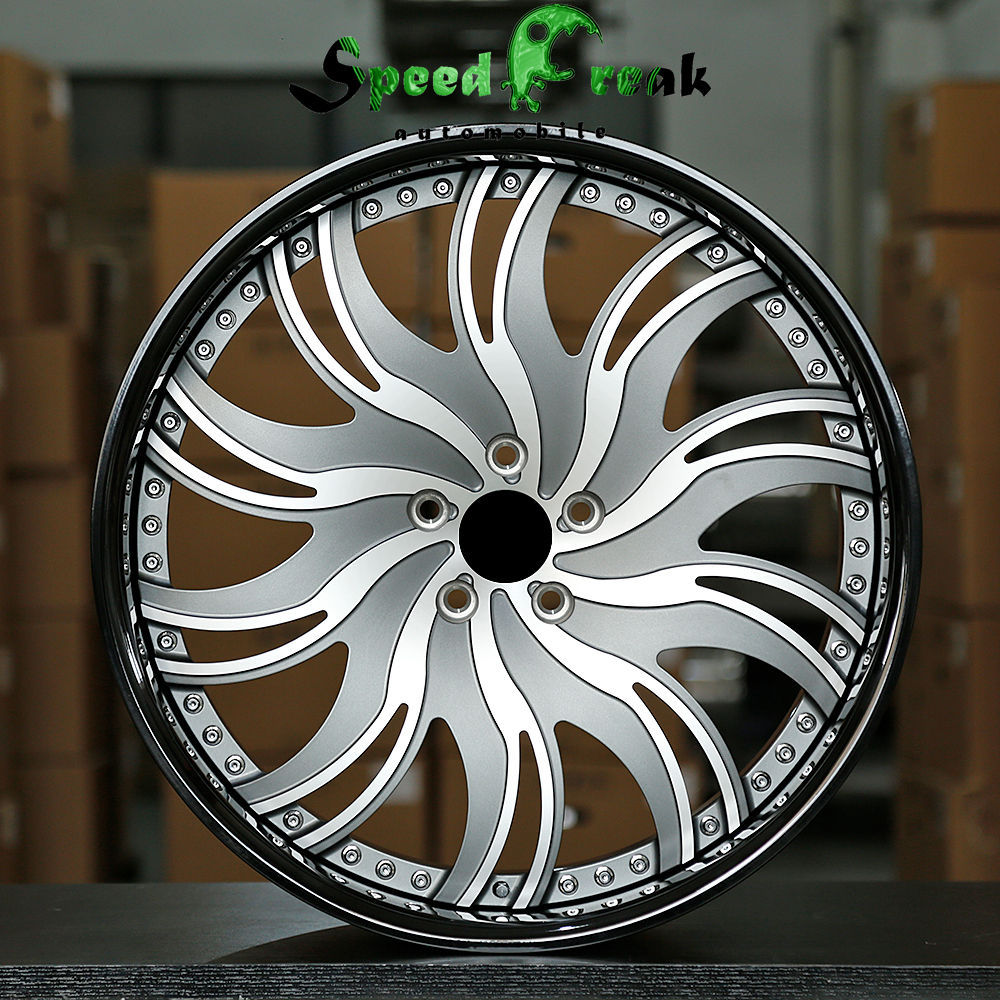 Speed Freak Customized Style Forged Wheel 2 Pieces Design Customization By T6061-T6 Aluminum Alloy