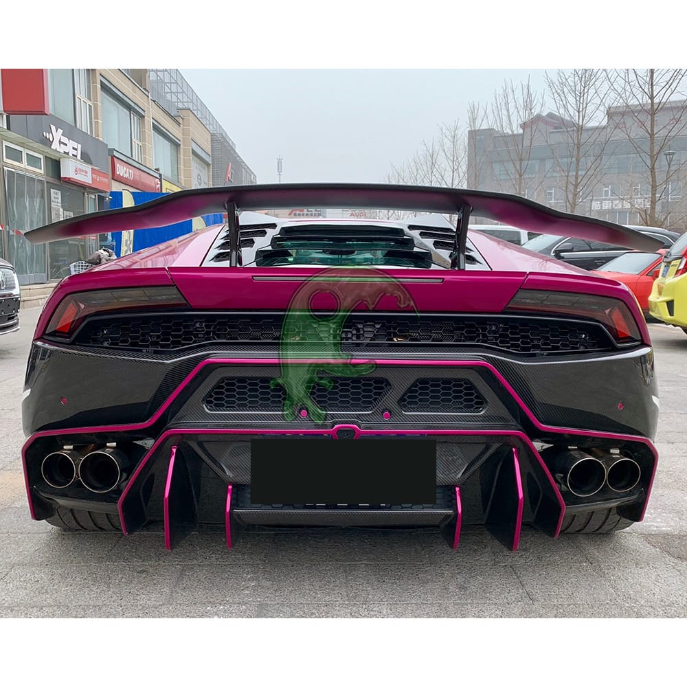 Full Carbon Fiber Rear Bumper for Lamborghini Huracan LP610 LP580 - Vorsteiner