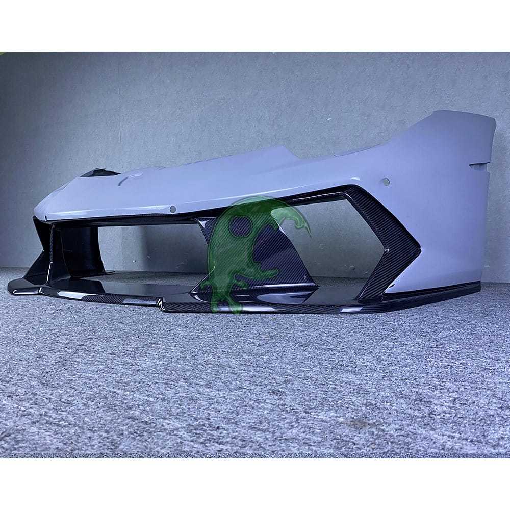 (With Portion Primer) Dry Carbon Fiber Front Bumper for Lamborghini Huracan LP610 LP580 (2014-2016) - Vorsteiner Style