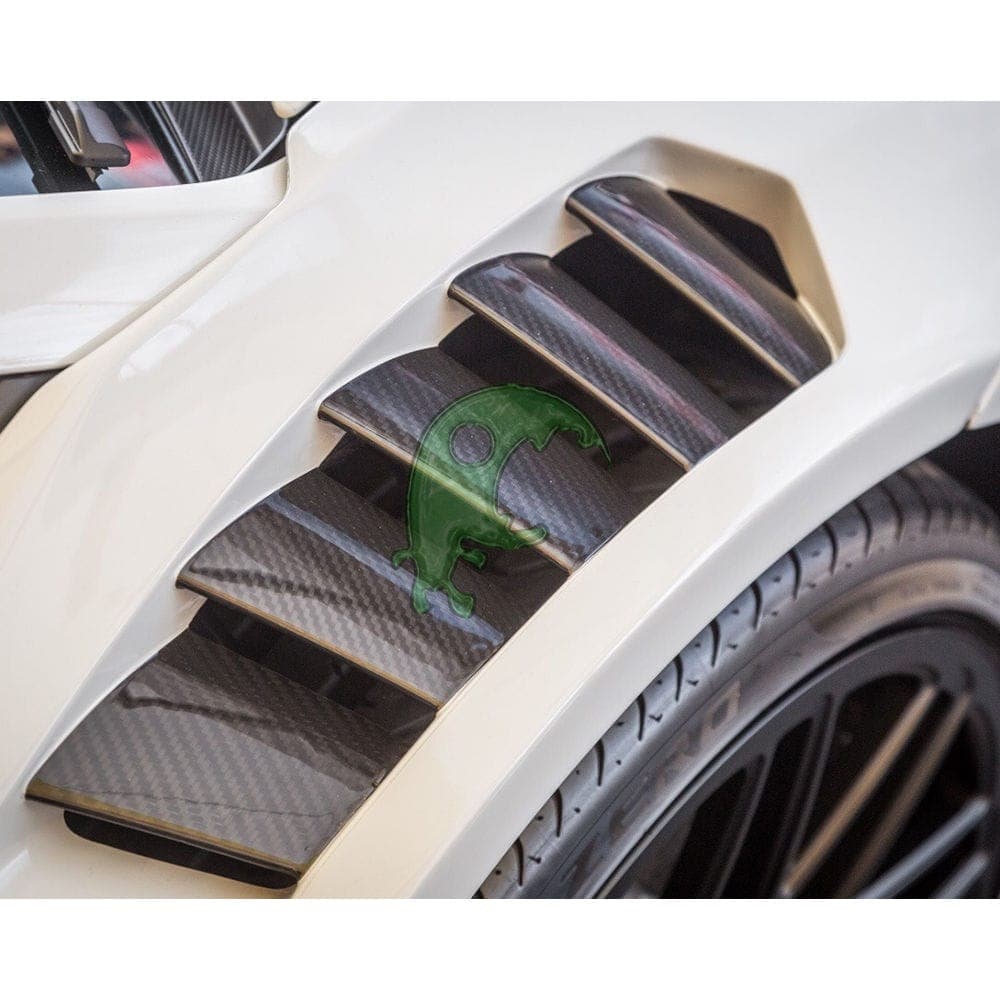 Dry Carbon Fiber Front Fender for Lamborghini Huracan LP610/LP580 - Vorsteiner Style (With Portion Primer)