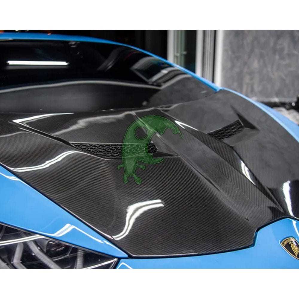 Dry Carbon Fiber Engine Hood for Lamborghini Huracan LP610/LP580 - Vorsteiner Style