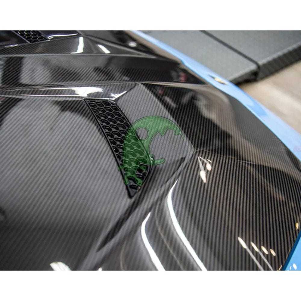 Dry Carbon Fiber Engine Hood for Lamborghini Huracan LP610/LP580 - Vorsteiner Style