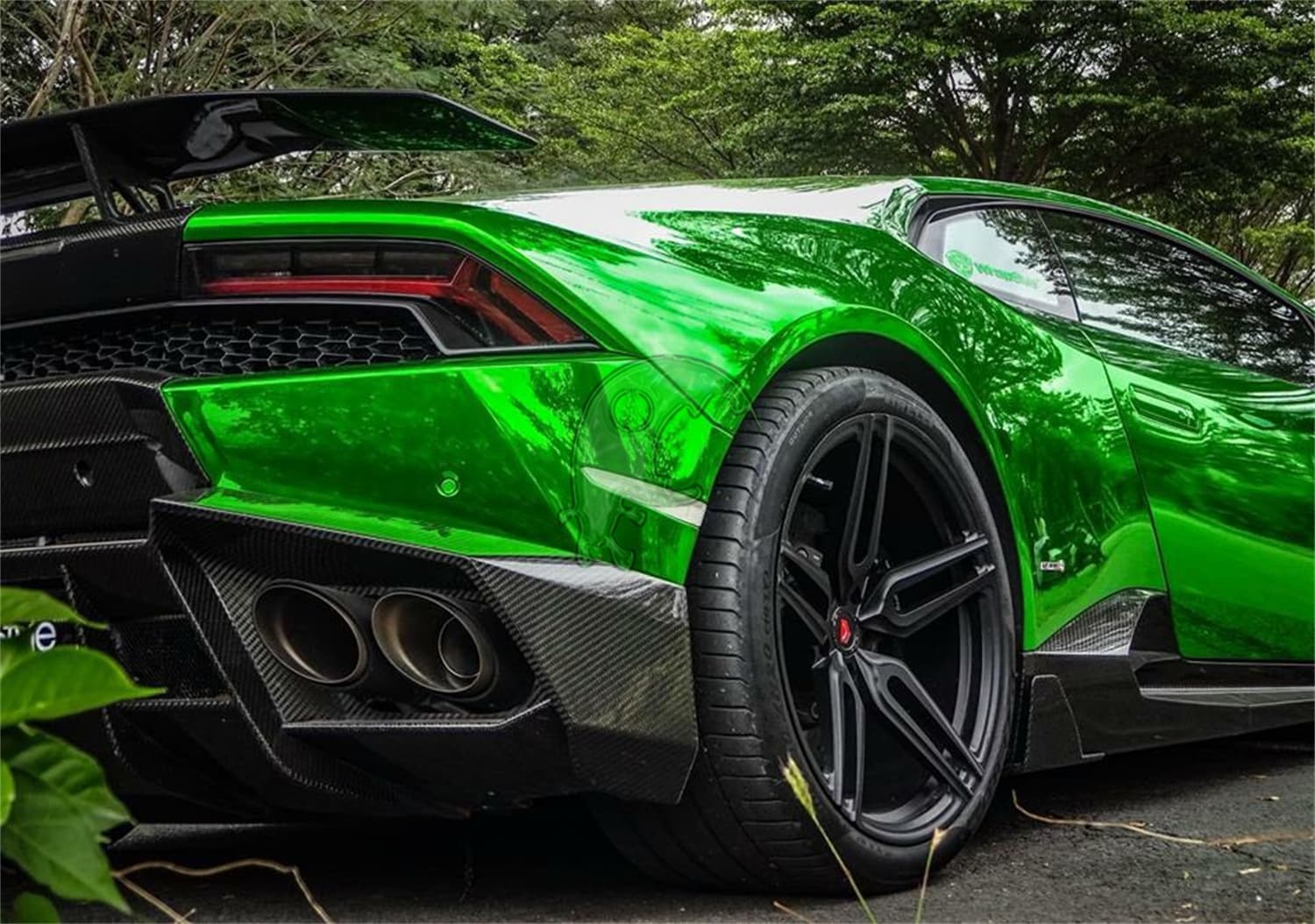 Mansory Style Carbon Fiber Rear Diffuser For Lamborghini Huracan LP610 