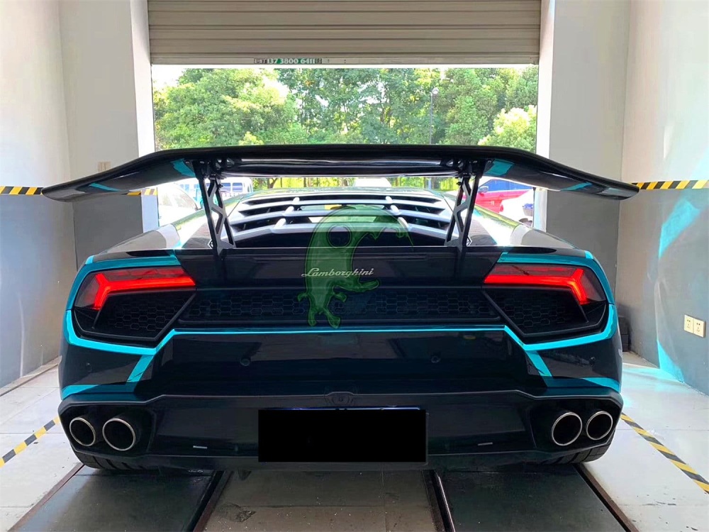 Dry Carbon Fiber Rear Spoiler GT Wing for Lamborghini Huracan LP610/LP580 - DM Style
