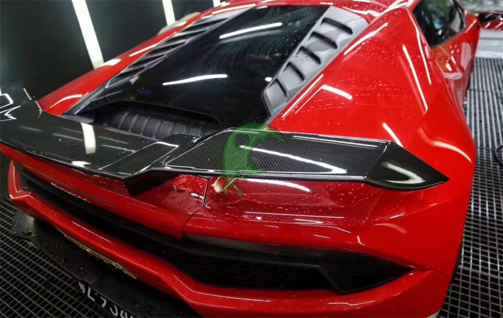 Dry Carbon Fiber Rear Spoiler Wing Lamborghini Huracan LP610/LP580 - MSY GT Style