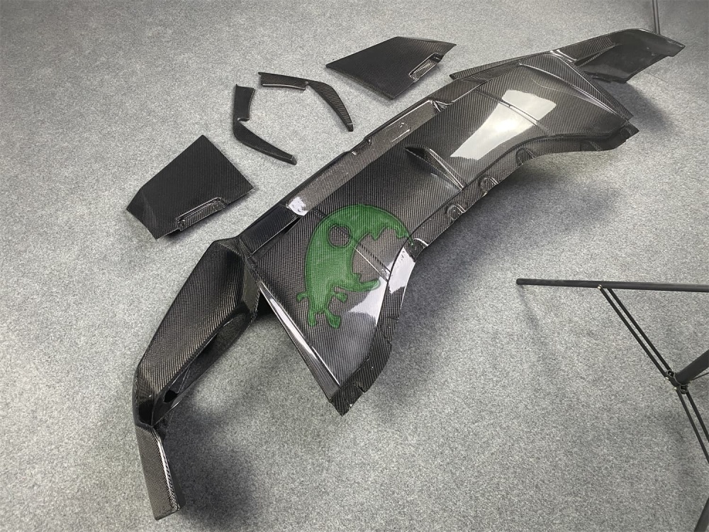 Carbon Fiber Rear Diffuser for Lamborghini Huracan LP610 - MSY Style