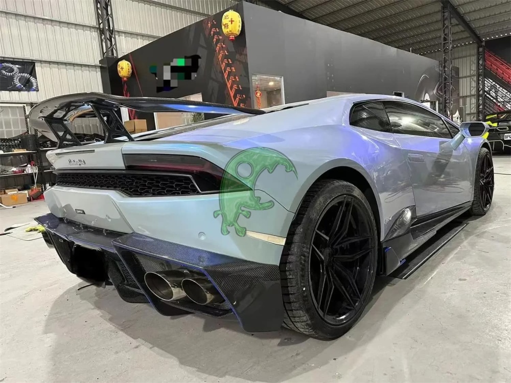 Carbon Fiber Rear Diffuser for Lamborghini Huracan LP610 - MSY Style