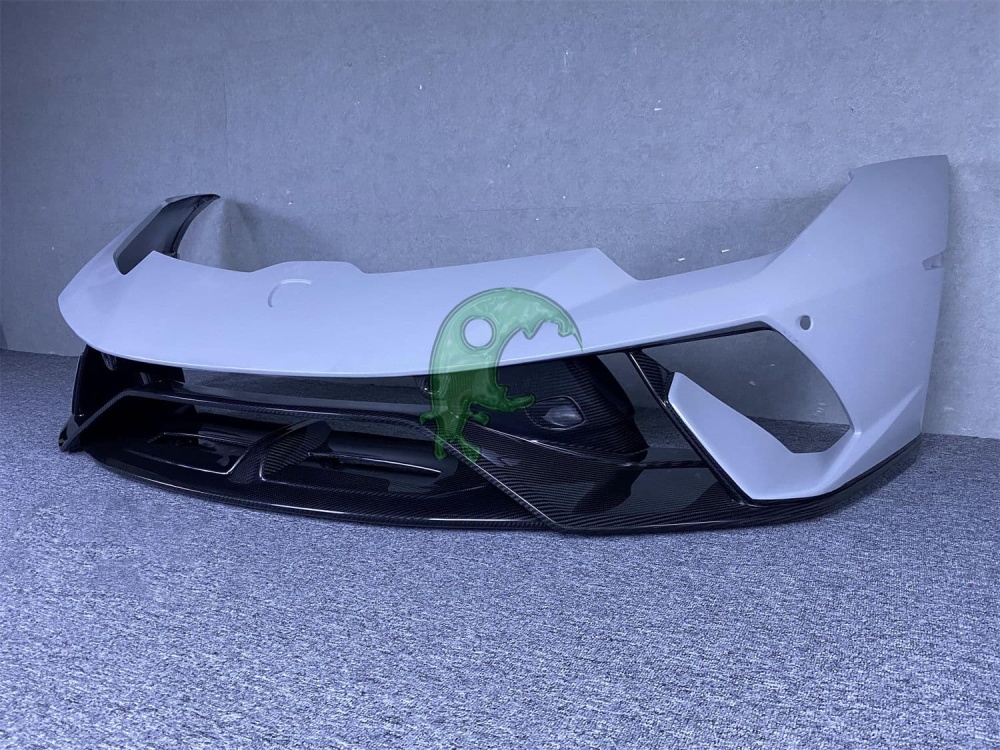 Dry Carbon Fiber Front Bumper for Lamborghini Huracan LP610/LP580 - Performante Style